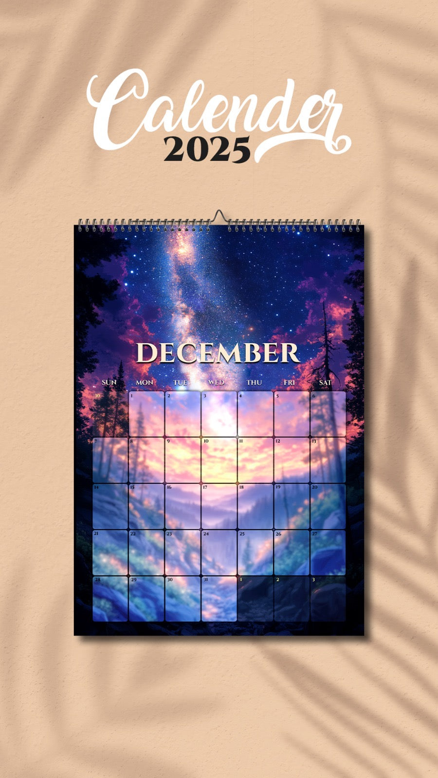 Mystic horizons | WALL CALENDAR 2025