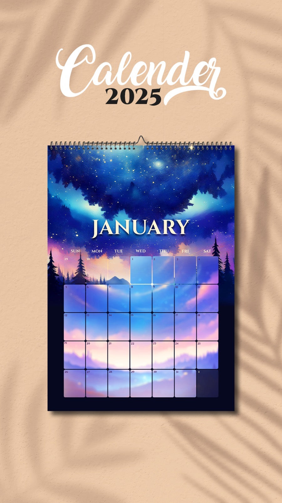 Mystic horizons | WALL CALENDAR 2025