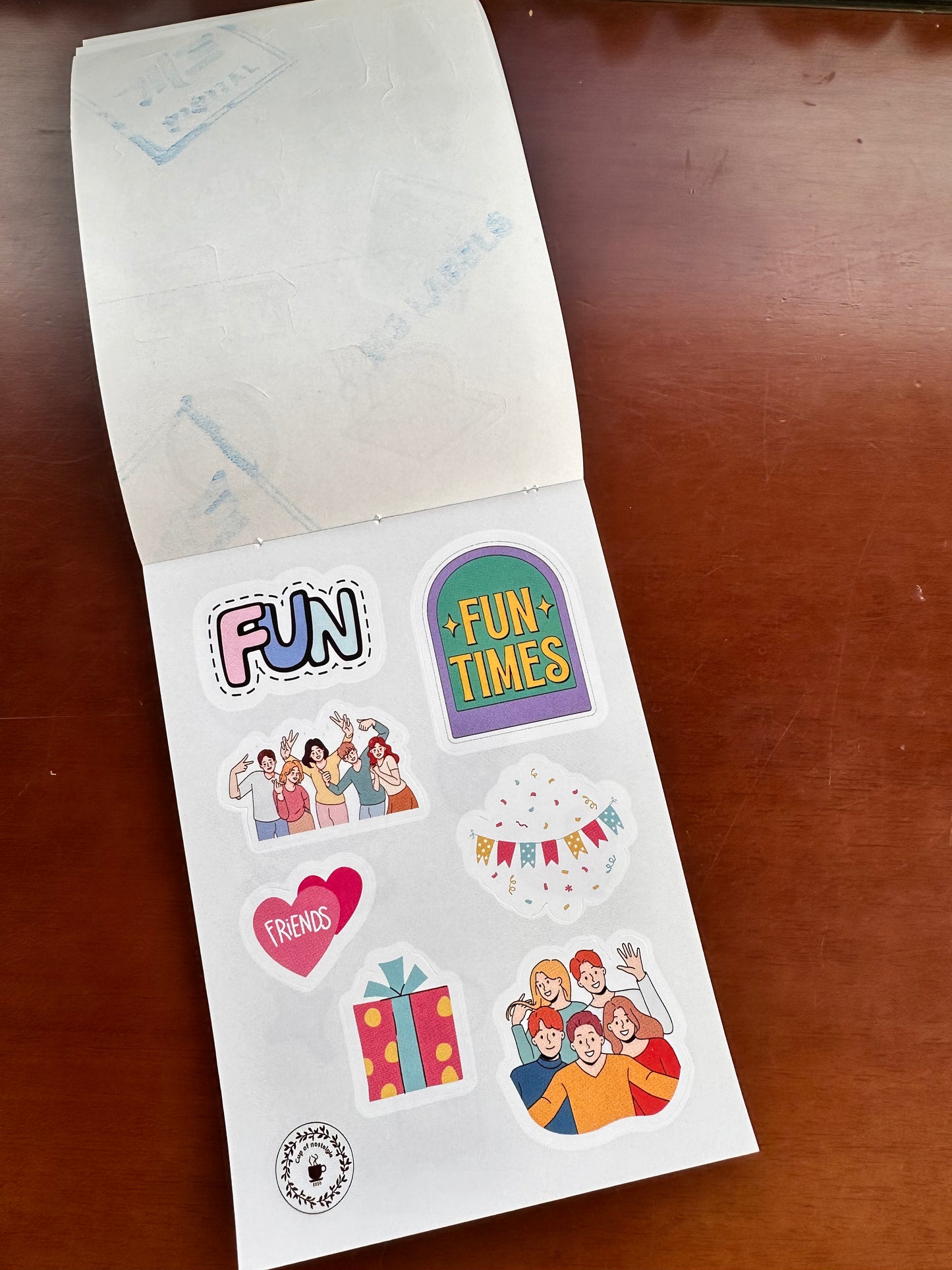 sticker book