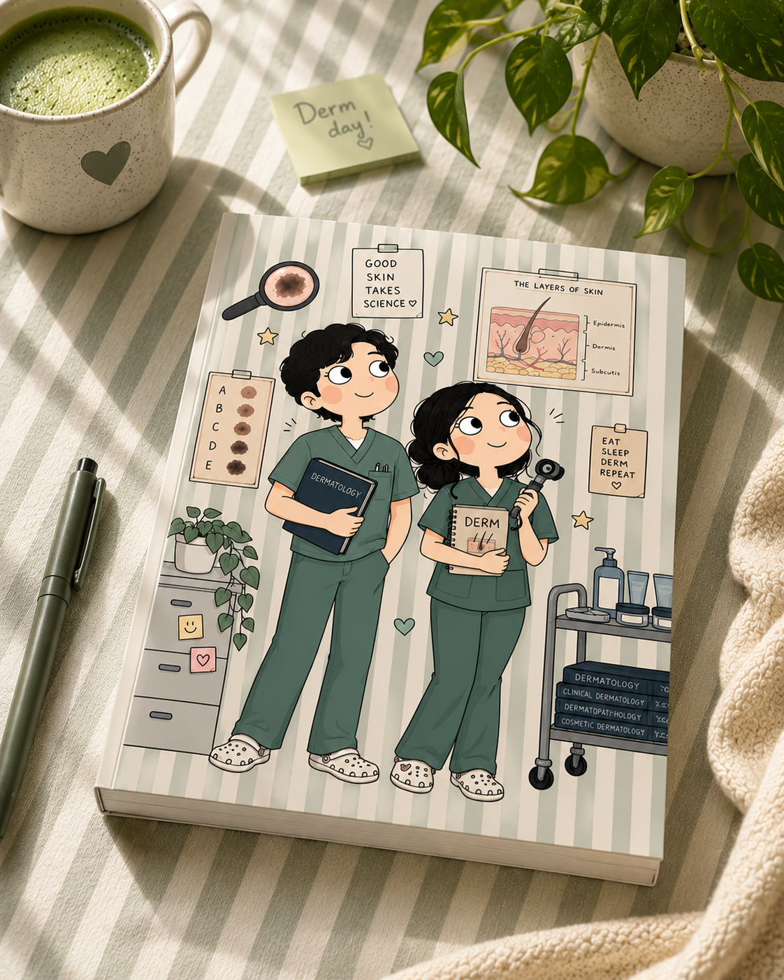The derm duo - premium notebook