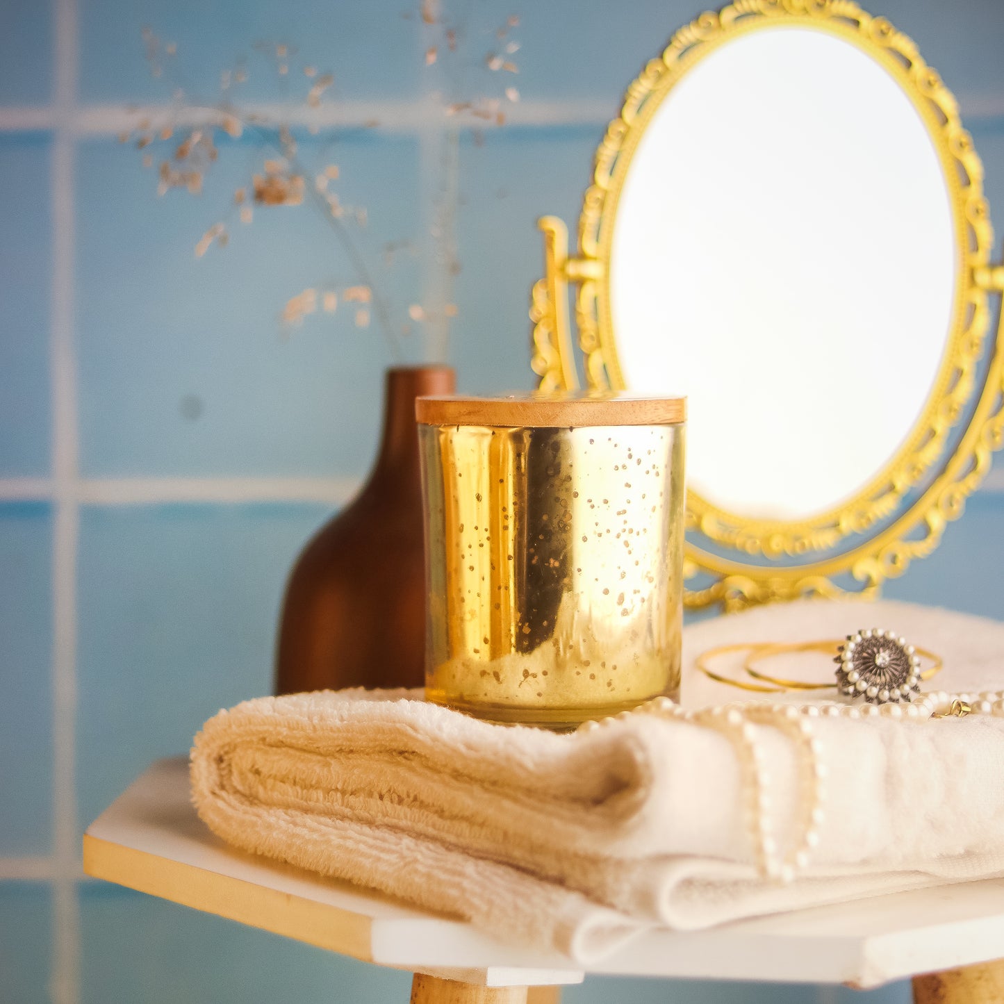 Golden glitters | scented candle