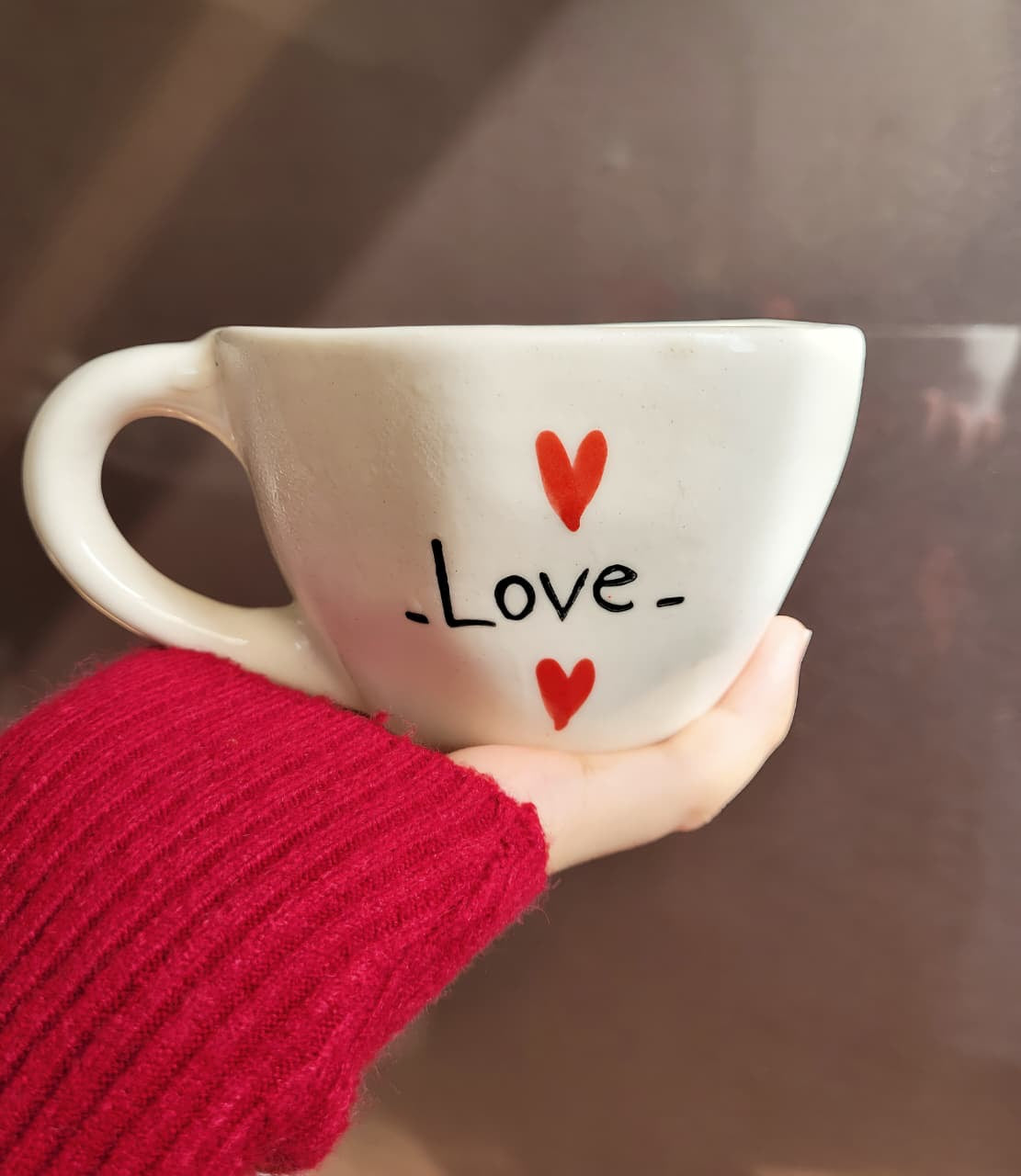 The love statement mug